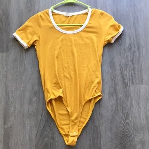 🐙Mustard yellow bodysuit
